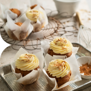 STONE'S GINGER WINE CHAI & CARROT CUPCAKES