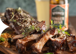GREEN GINGER WINE CHINESE BEEF RIBS WITH BLACK VINEGAR AND GINGER